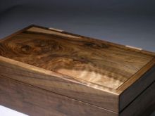 jewellery box in walnut