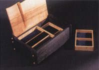 Black ripple box